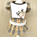 2020 Fashion striped dog dress skirt for pets